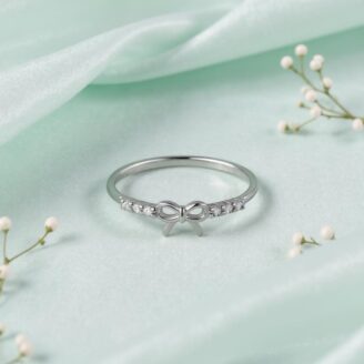Bow Sterling Silver Ring