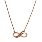 Arika Jewellers Elegant Infinity Twist Necklace in Rose Gold (2)
