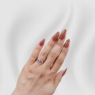 Arika Jewellers Elegant Swirl 925 Sterling Silver Ring (3)