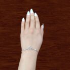 Arika Jewellers Forever Linked Heart 925 Silver Bracelet 1 (2)