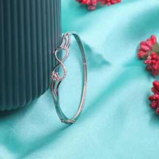 Infinity Symbol Silver Bracelet