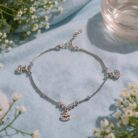 Arika Jewellers Silver Anklet with Hanging Duck Charms (2)