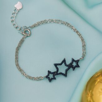 Triple Star Silver Bracelet