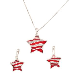 Red Star Jewellery Set