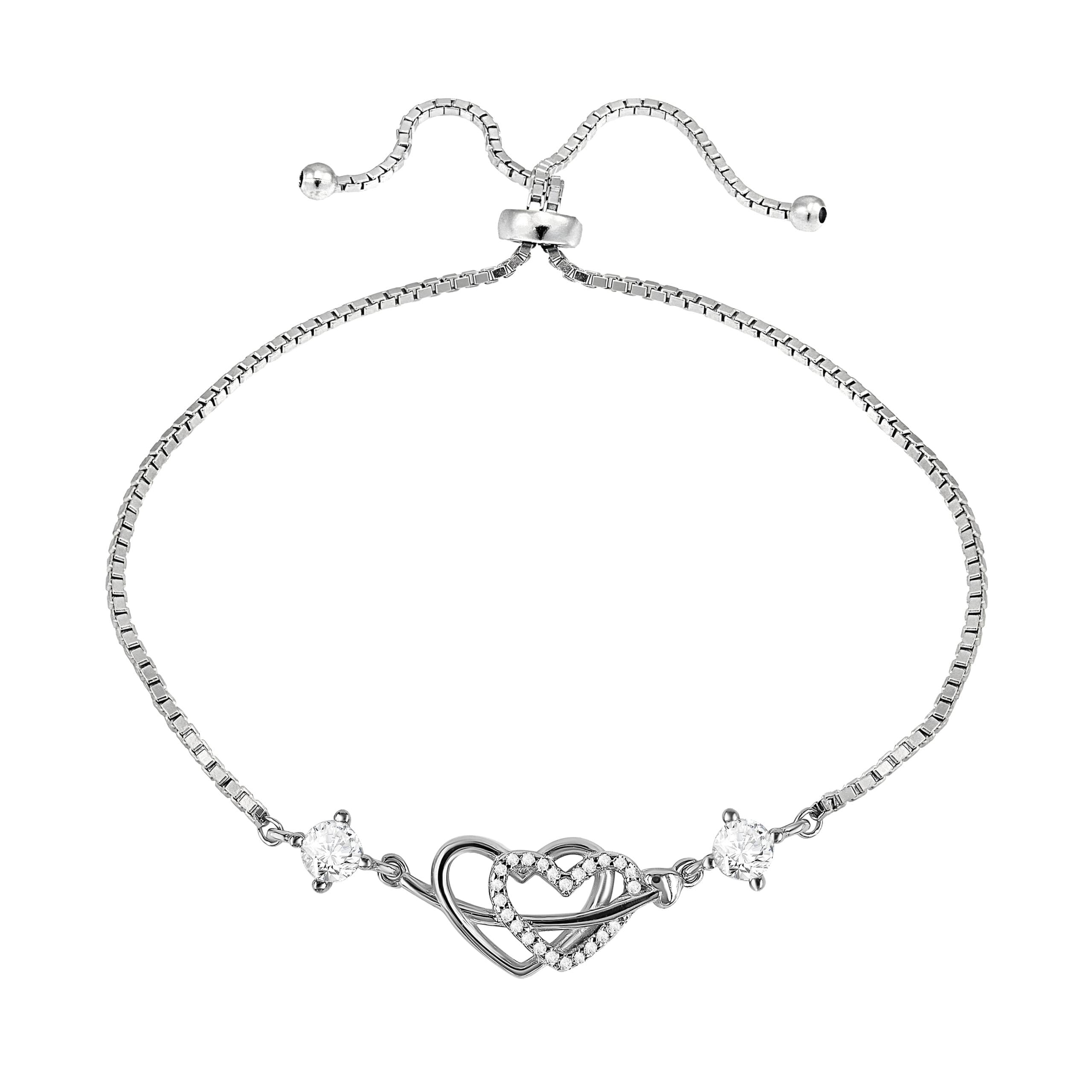 Arika Jewellers Forever Linked Heart 925 Silver Bracelet 1 Arika Jewellers Forever Linked Heart 925 Silver Bracelet