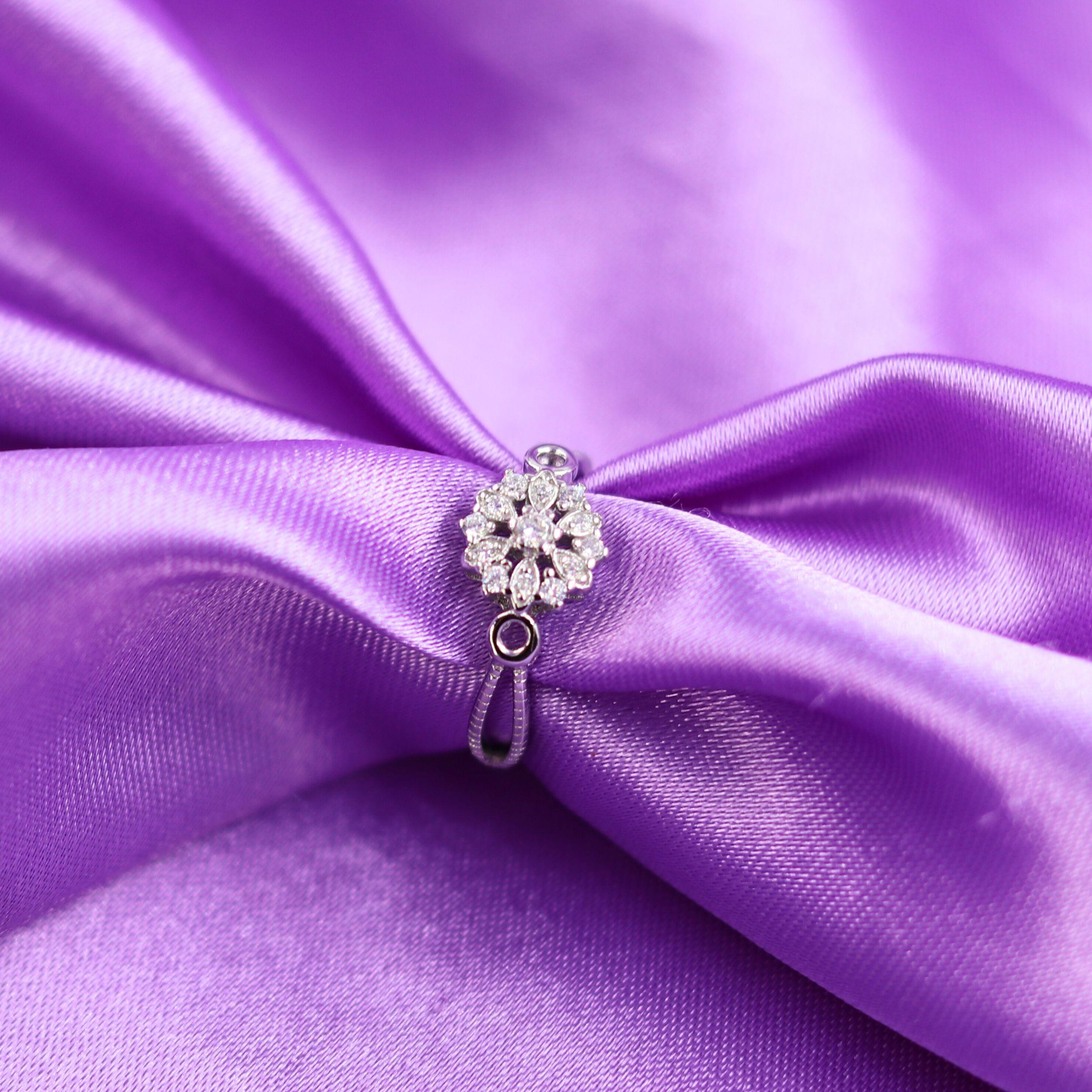 Arika Jewellers 925 Sterling Silver Flower Ring (1) Arika Jewellers 925 Sterling Silver Flower Ring