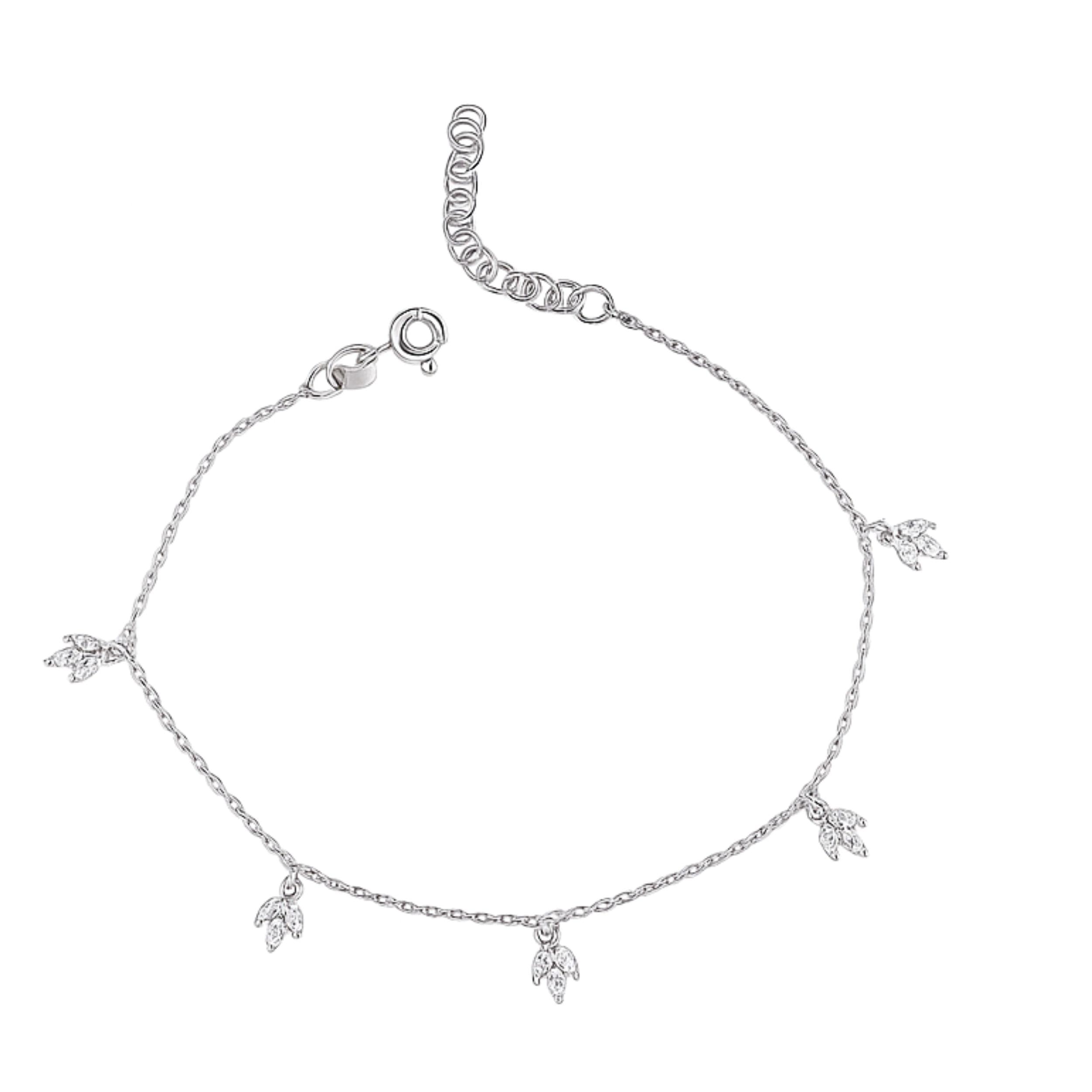 Arika Jewellers Silver Drop Bracelet (1) Arika Jewellers 925 Silver Drop Bracelet