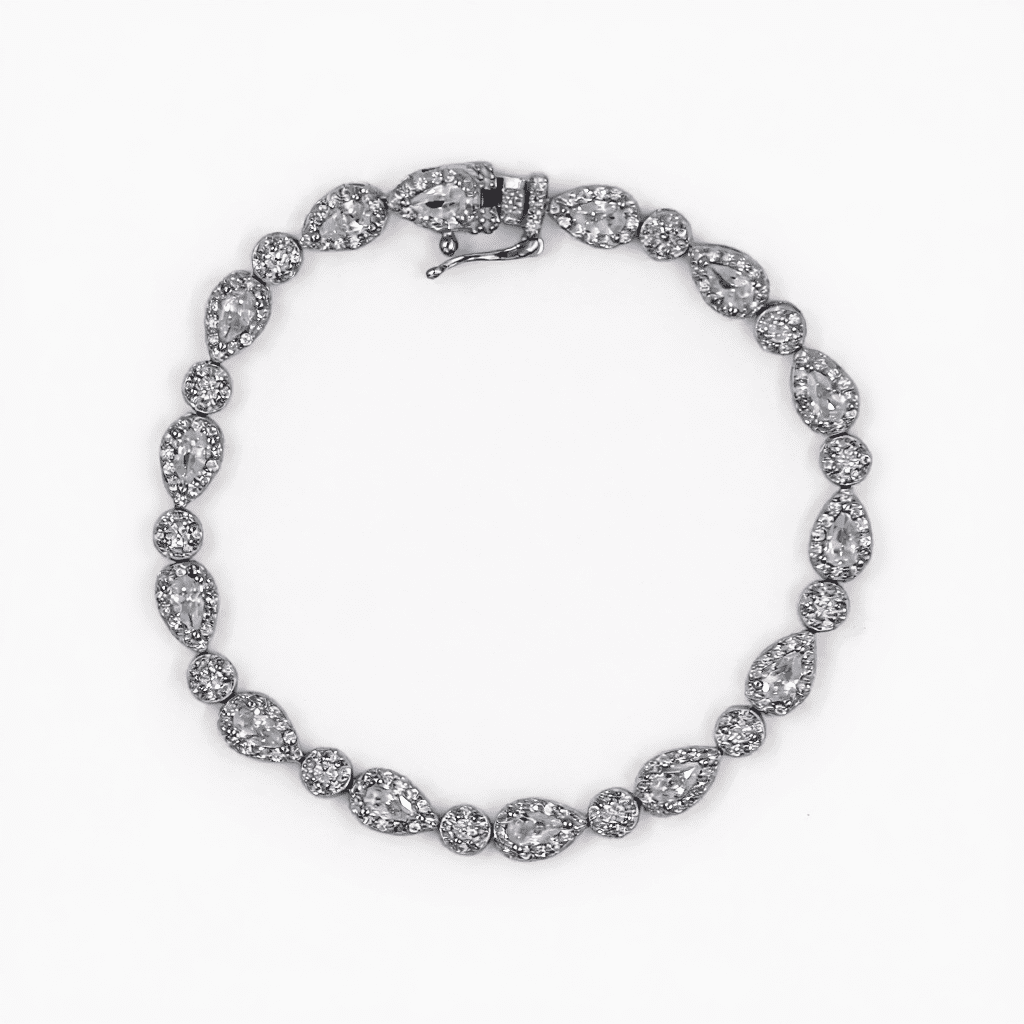 Arika Jewellers Tennis Bracelet (1) Arika Jewellers 925 Silver Tennis Bracelet