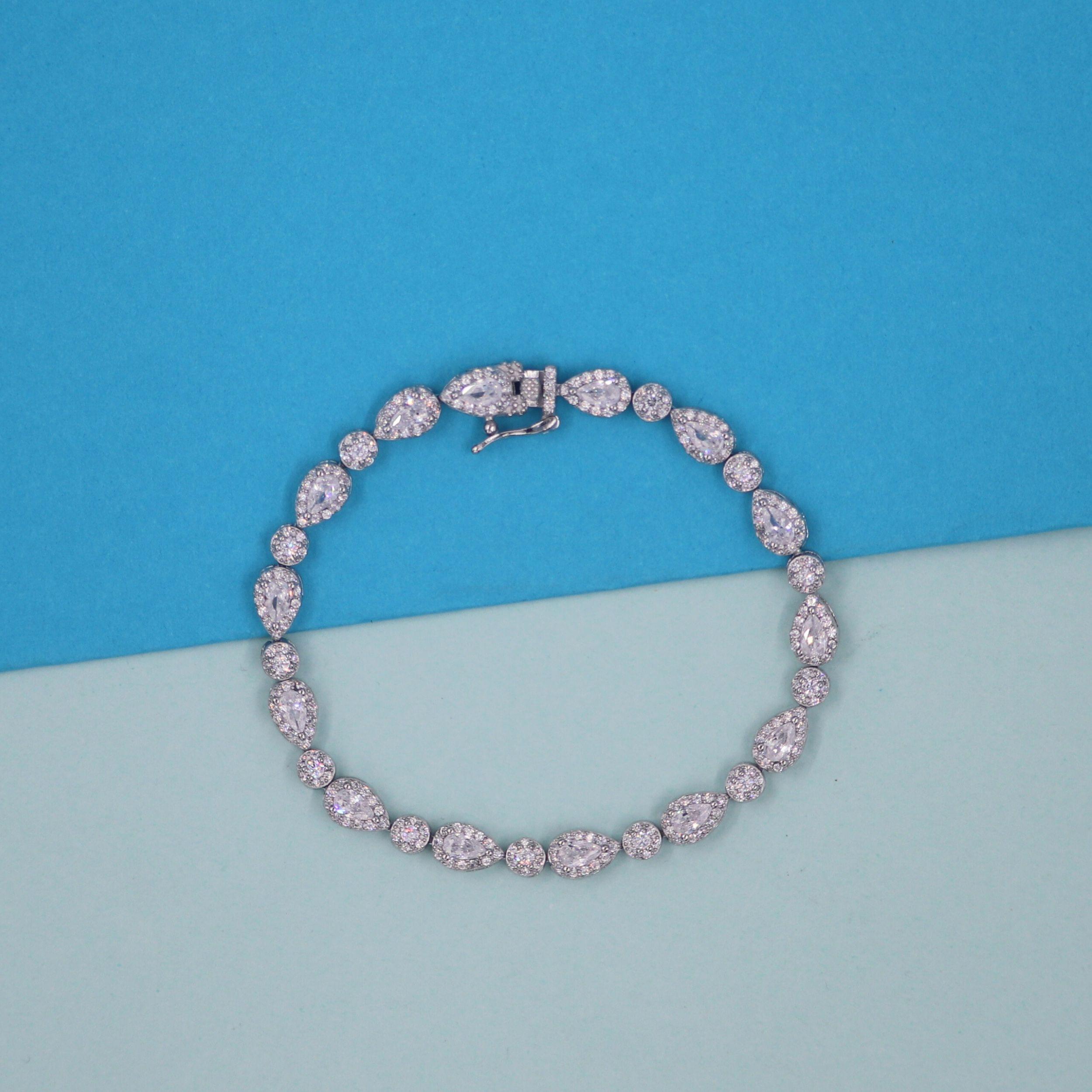 Arika Jewellers Tennis Bracelet (1) Arika Jewellers 925 Silver Tennis Bracelet