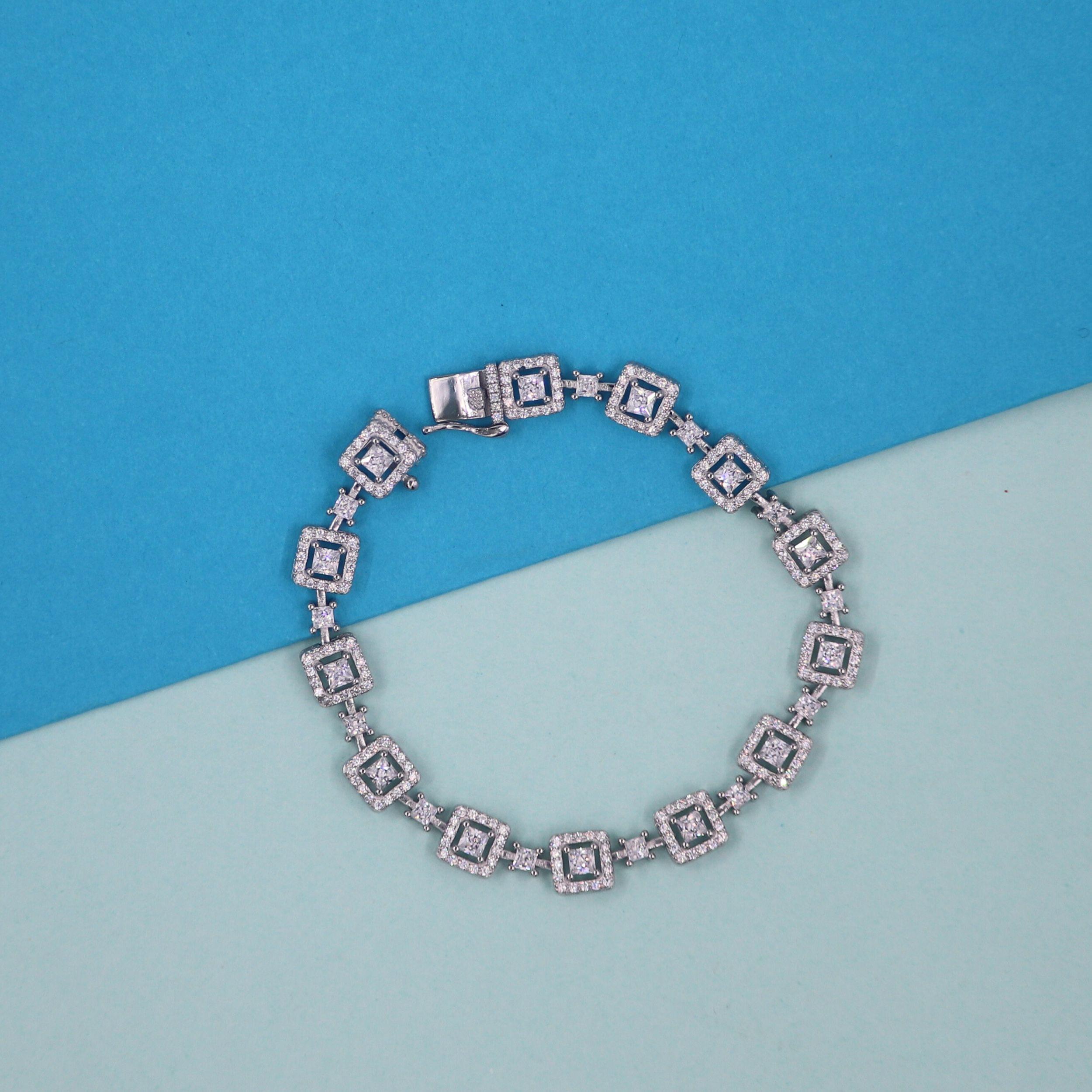 Arika jewellers Tennis bracelet (1) Arika Jewellers 925 Silver Tennis Bracelet