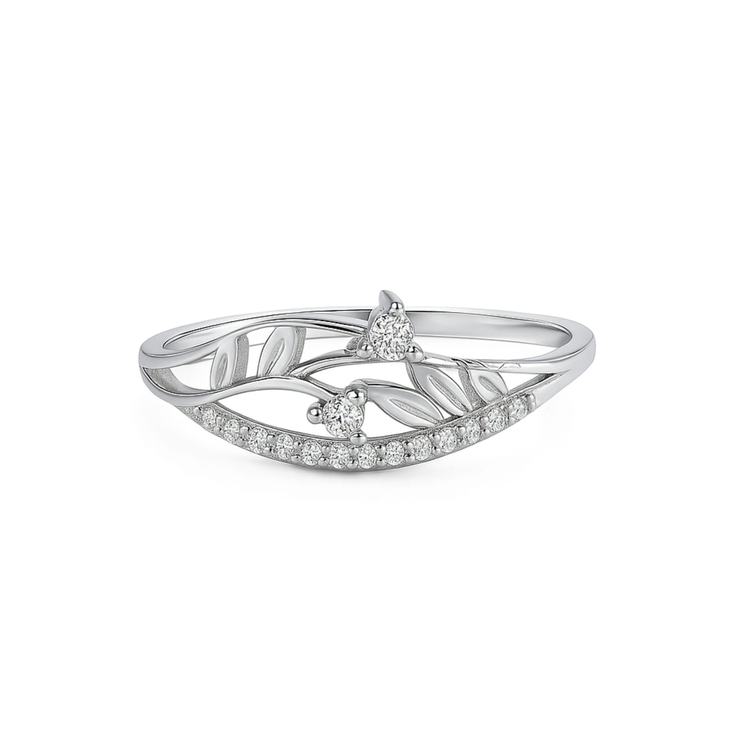 Leaf Design Ring (2) Leaf Design Ring